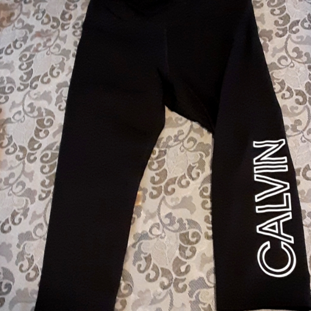 Calvin Klein stretch athletic tights size large